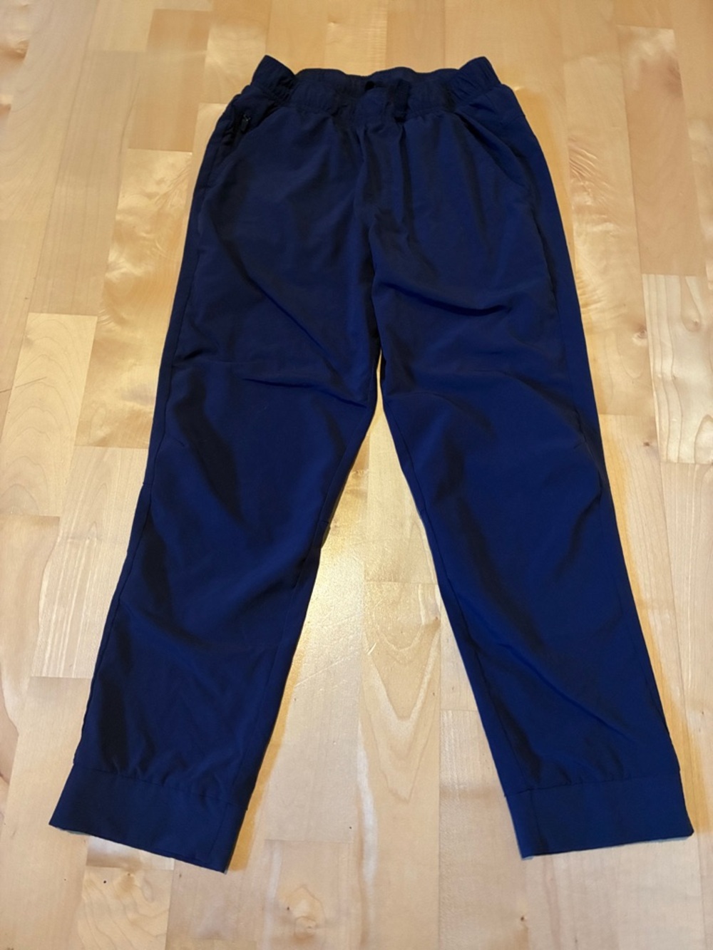 Youth Elastic-Waist Navy lightweight joggers